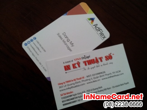 In name card cho AdFlex tại In Kỹ Thuật Số