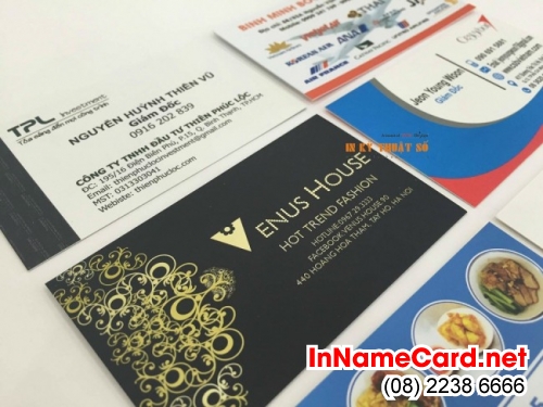 In name card giấy mỹ thuật - đa dạng mẫu name card được đặt in tại In Kỹ Thuật Số