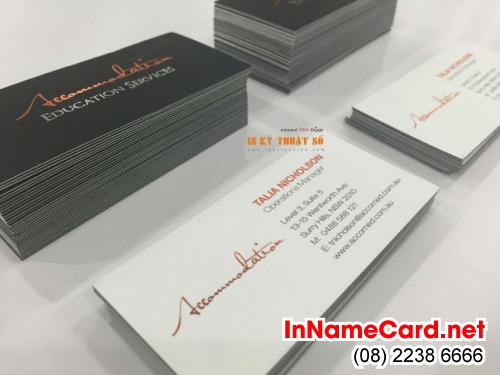In ấn nhanh name card tại quận Bình Thạnh với Công ty TNHH In Kỹ Thuật Số