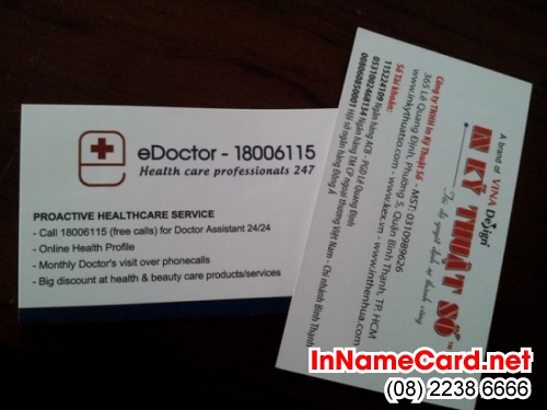 Mẫu card visit bác sĩ, card visit cho bác sĩ